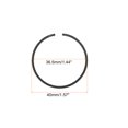 thumbnail image 2 of Unique Bargains 2Pack 40mm Piston Ring Set Standard Size Fit for MS170 MS180 Chainsaw Replacement Part, 2 of 5