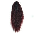 thumbnail image 2 of Extension de Cheveux à Clip pour Femmes, Pince Épaisse Ondulée Bouclée Queue de Cheval Courte, 2 of 3