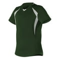 thumbnail image 4 of Alleson Athletic B36185508 Women Short Sleeve Fastpitch Jersey, Black & White - 3XL, 4 of 7