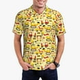 thumbnail image 3 of Rocae Funny Construction Vehicles for Men's Short Sleeve Polo Shirt, Quick Drying Performance Moisture Wicking Sports Men's Golf Shirt, 3 of 9