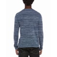 thumbnail image 2 of John Varvatos mens  Erik Linen Blend Crewneck Shirt, XL, Blue, 2 of 3