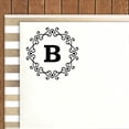 thumbnail image 2 of Printtoo Alphabet B Monogram Octagon Celtic Swirl Frame Self Inking Rubber Stamp Office Stationary, 2 of 7