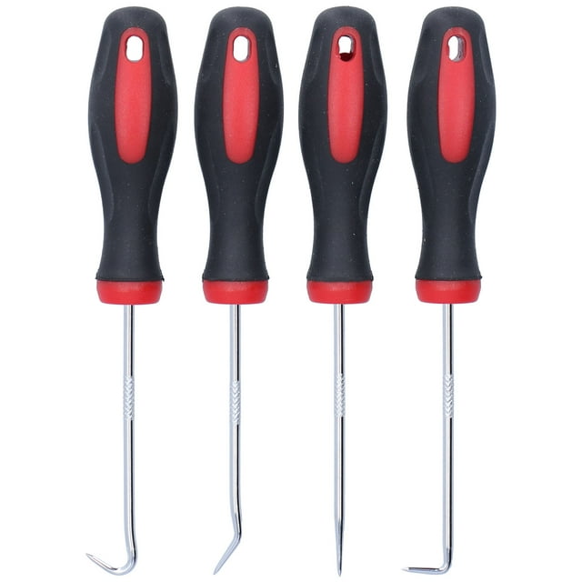 O Ring Removal Tool, Maintenance Pick Hook Set 4Pcs Anti Rust Puller For Oil Seal For Automotive For Car