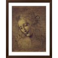 thumbnail image 2 of Art.com Head of a Woman (La Scapigliata), 1500s Giclee Print, Brown Frame Wall Art, 32" x 40", 2 of 4