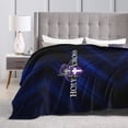 thumbnail image 4 of College A of The Holy Cross Logo Fleece Blanket, Very Soft Microfiber Flannel Blanket for Couch Warm and Cozy for All Seasons, 4 of 6