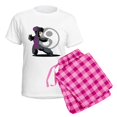 thumbnail image 5 of CafePress - Kung Fu Anime Women's Light Pajamas - Women's Short Sleeve Print T-Shirt and Pants Light Cotton Pajama Set, 5 of 7