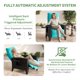 thumbnail image 5 of QinaQin Sillón reclinable de ratán para exterior con respaldo y reposapiés ajustables, mesa abatible y cojín para patio o jardín, 5 of 8
