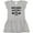 AC-Heather Grey, variant on Inktastic North Dakota Awesome Since 1889 Girls Toddler Dress
