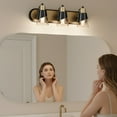 thumbnail image 6 of LIGHTINN 3-Light Bathroom Vanity Dimmable Lights with Clear Glass Shade, Bathroom Light Fixture over Mirror,Fits E26 Bulbs (Not Included), 6 of 8