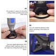 thumbnail image 3 of 2 Pcs Broyeur Électrique Localisateur Rotatif Sculpté Polissage Corne Localisée, 3 of 5