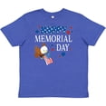 thumbnail image 3 of Inktastic Happy Memorial Day Eagle Youth T-Shirt, 3 of 5