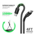thumbnail image 5 of For Samsung Galaxy A15 5G S156V 18W Car Charger PD + 2.4A USB with 4ft C to C cable, 5 of 6