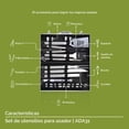 thumbnail image 3 of Portafolio Kit Set de Utensilios Parrillero AVERA ADA31, 3 of 4