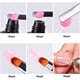 thumbnail image 5 of Formas de uñas postizas transparentes, kit de extensión de uñas de 100 piezas para uñas de gel, uñas acrílicas con 1 pincel de pintura acrílica de doble punta y 5 puntas de uñas Cl, 5 of 5