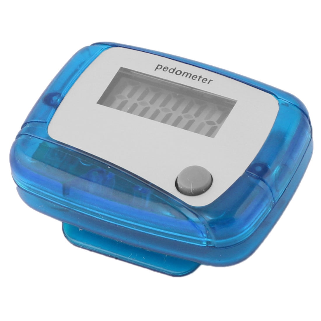 Unique Bargains Sport 5 Digits LCD Display Digital Step Counter Pedometer Blue