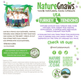 thumbnail image 6 of Nature Gnaws Natural USA Turkey Tendons for Dogs (1 lb) Rawhide-Free Pet Chew Treats, 6 of 7