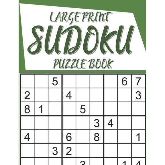 Large Print Sudoku Puzzle Book: 320 puzzles, (Paperback)