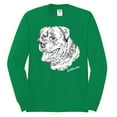 thumbnail image 2 of Rottweiler Dog Lover Pet Owner Animal Lover Mens Long Sleeve Shirt, Kelly, Medium, 2 of 4