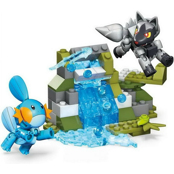 Mega Construx Pokémon Battle Pack | Mudkip  VS. Poochyena