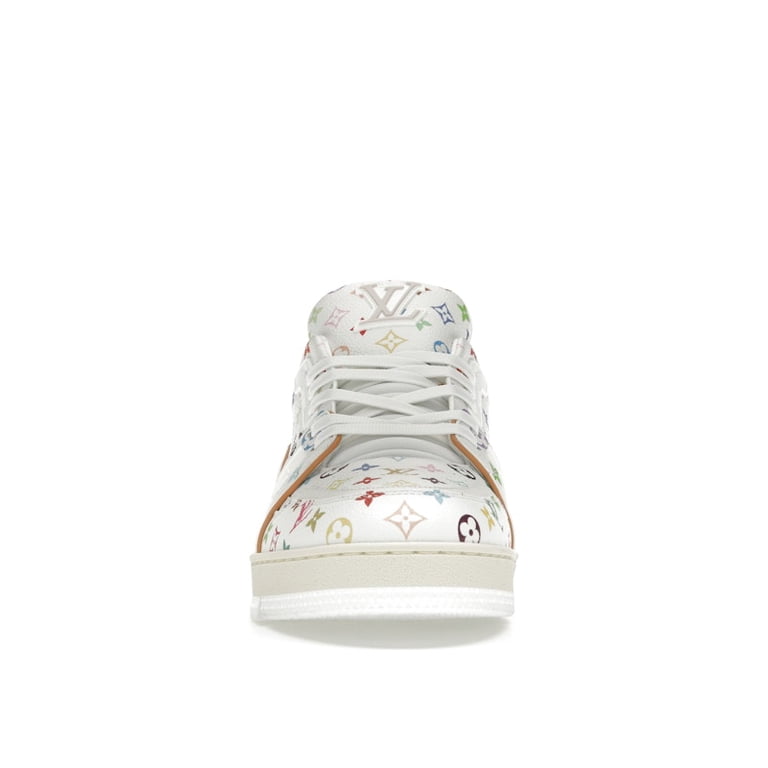 Louis Vuitton Men's LV Trainer Takashi Murakami White Shoes, from