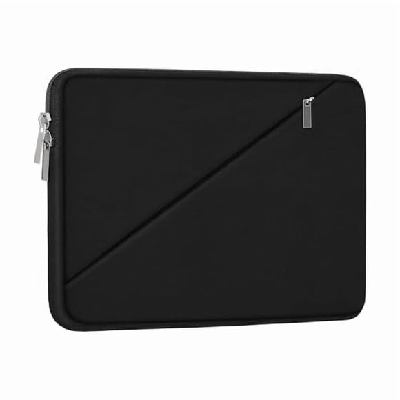 xixishop Laptop Sleeve 15 inch, Traveling Carrying Computer Bag with Zippered Pocket, Shockproof Protective Laptop Case Compatible for 15.4 in HP, Dell, Acer, Asus, Lenovo, Apple Notebook, Black