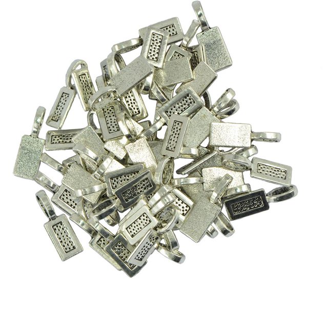 50 piezas de colgantes, varios abalorios hechos de collar de .