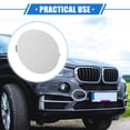 thumbnail image 2 of Car Tow Hook Eye Hole Cover Cap Compatible for BMW X5 SDrive35i 2016-2018, White Front Right Bumper Only for M Aerodynamics/Sport Package Edition, 2 of 7
