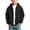 Black, variant on Kids Corduroy Zip-Up Hoodie Casual Jacket Sweatshirt Outerwear Red 13-14 Years