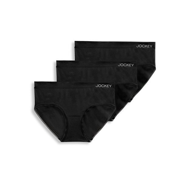 Jockey® Essentials Women's Seamfree® Eco Hipster Underwear, 3 Pack, Soft No Line Panties
