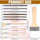 thumbnail image 2 of 11pc Pottery Glaze Brushes Set,with Long Handle Watercolor Oil, 2 of 5
