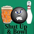 thumbnail image 3 of CafePress - Shut Up And Bowl Logo 10 Design Fron T Shirt - Men's Classic Graphic Cotton T-Shirt, 3 of 4