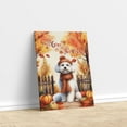 thumbnail image 3 of Happy Thanksgiving Bichon Frise Give Thanks Fall Beanie Scarf Welcome Vertical Matte Canvas Poster Bichons Dog Lovers Gifts Idea Wall Art Home Decor - 00020, 3 of 5