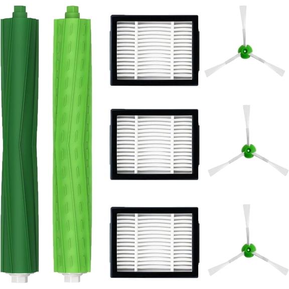 8Pcs/Set Replacement Parts & Accessories for iRobot E, I & J Series, Combo i5, j5 Series Robot Vacuum