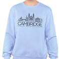 thumbnail image 2 of Skyline Cambridge England Sweatshirt Unisex 2X-Large Light Blue, 2 of 5