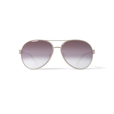 FLOWER Women's Rx'able Fashion Sunglasses, FLR3000, Casey, Gold/Ivory, 60-15-130, with Case