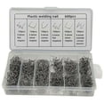 thumbnail image 1 of Kit de reparación de plástico profesional, grapas calientes de acero inoxidable para reparar la mayoría de los plásticos, grapas de calentamiento rápido para reparaciones de automóviles y del hogar, 1 of 1