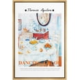 thumbnail image 1 of PixonSign Framed Canvas Print Wall Art Florencio Aguilera Still Life Kitchen Breakfast Classic Vintage Illustrations Fine Art Decorative Multicolor for Living Room, Bedroom, Office - 16"x24" NATURAL, 1 of 5