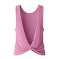 thumbnail image 7 of Open Back Tops for Women Workout Tank Tops for Women 2026 Summer Tops Sleeveless Backless Yoga Top Athletic Workout Slim Basic Cami Shirts Running T Shirts Going Out Crop Tops Gym Fitness Shirts, 7 of 7