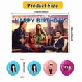 thumbnail image 3 of 32 Pcs For iCarly Party Decoration Set – Includes Backdrop, 18 Balloons, and 13 Cupcake Toppers for Themed Celebrations, 3 of 5