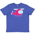 thumbnail image 3 of Inktastic Helicopter Pink Girls Youth T-Shirt, 3 of 5