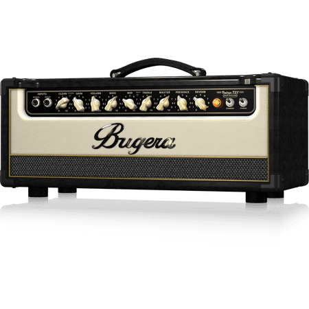Bugera V22HD INFINIUM 22-Watt Vintage 2-Channel Tube Amplifier Head with INFINIUM Tube Life Multiplier and Reverb