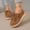 Brown, variant on YOUYEDIAN Sneakers for Women Spring Fall Fashion Platform Round Toe Non Slip Comfortable Sneakers Casual Versatile Vintage Strap Walking Shoes