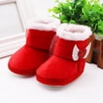 thumbnail image 5 of Aosijia Warm Newborn Toddler Boots Winter First Walkers Baby Girls Boys Shoes Soft Sole Cotton Snow Booties with Love for 0-18M, 5 of 9