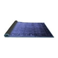 thumbnail image 2 of Ahgly Company Indoor Round Oriental Blue Industrial Area Rugs, 4' Round, 2 of 4