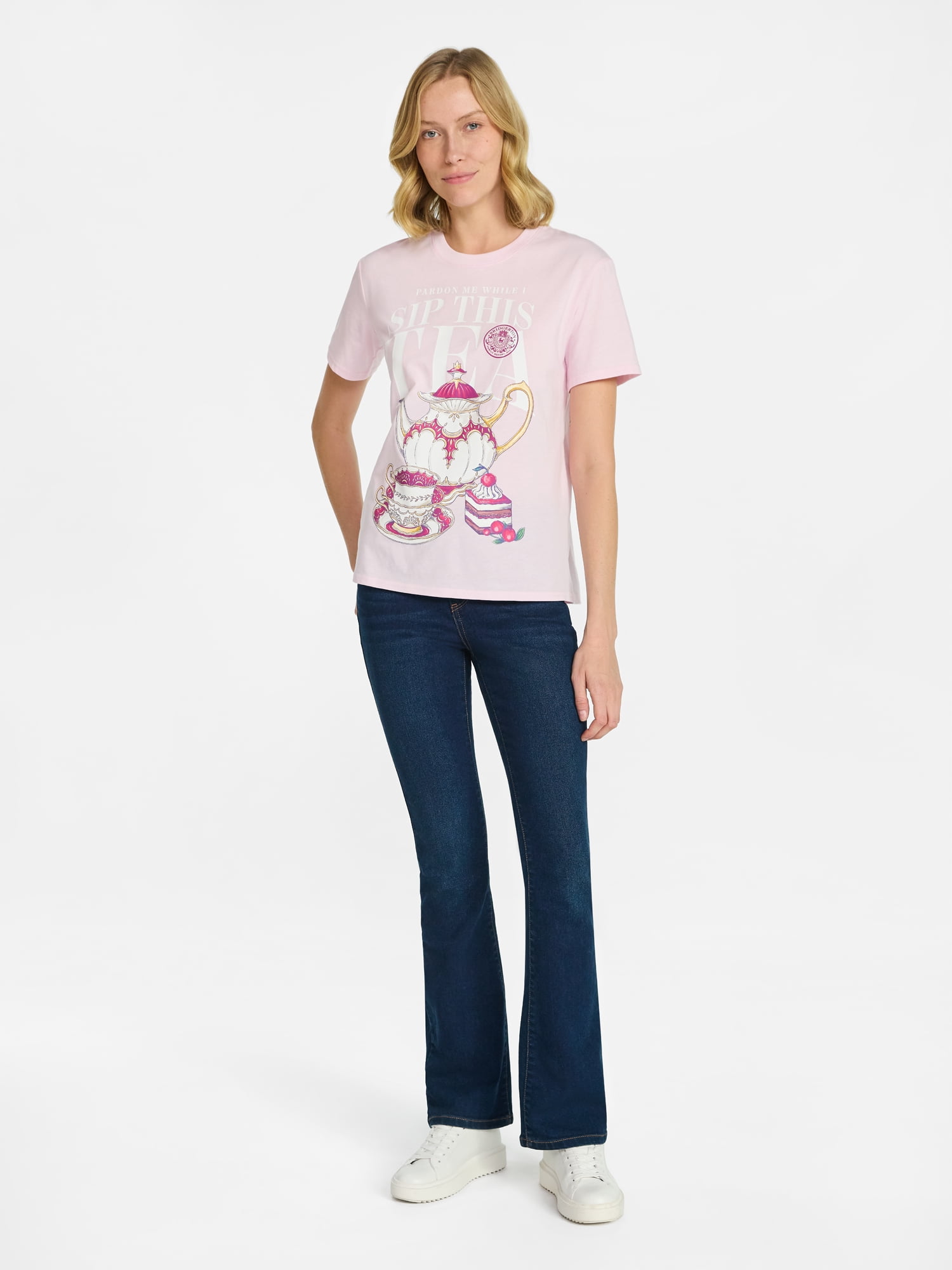 Netflix Bridgerton Women's Graphic Tee with Short Sleeves, Sizes XXS-XXL