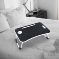 thumbnail image 4 of Escritorio de cama plegable,Mesa de cama plegable,escritorio para ordenador portátil,soporte de lectura,Computadora portátil Cama Escritorio Bandeja de desayuno plegable Sofá,Escritorio Negro BLESIY Escritorio de cama plegable, 4 of 7
