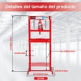 thumbnail image 2 of Prensa Hidráulica de Taller 12 Toneladas, STANEW, Ajustable, para Enderezado, Prensado y Reparación de Piezas, Ideal para Taller y Garaje, 2 of 7