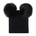 thumbnail image 2 of Meidiya Kids Winter Cute Warm Soft Pompom Hat Knitted Ski Beanie Hat Double Pom Beanie Cap for Girls Boys, 2 of 7