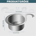 thumbnail image 3 of Stainless Steel Swan Sink Strainer Basket Multi-Functional Tap Hanging Filter Basket Corner Sink Organizer Kitchen Dish Drying Rack Sturdy Rust-Proof Drainer, 3 of 7