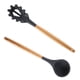 thumbnail image 1 of Juego de utensilios de cocina de 2 piezas, juego de utensilios de cocina de silicona antiadherente con mango de madera (gris) Vhermosa, 1 of 5